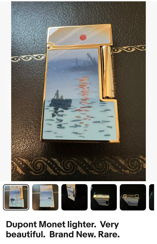 Dupont Monet lighter.  Very beautiful.  Brand New. Rare.  Free shipping.